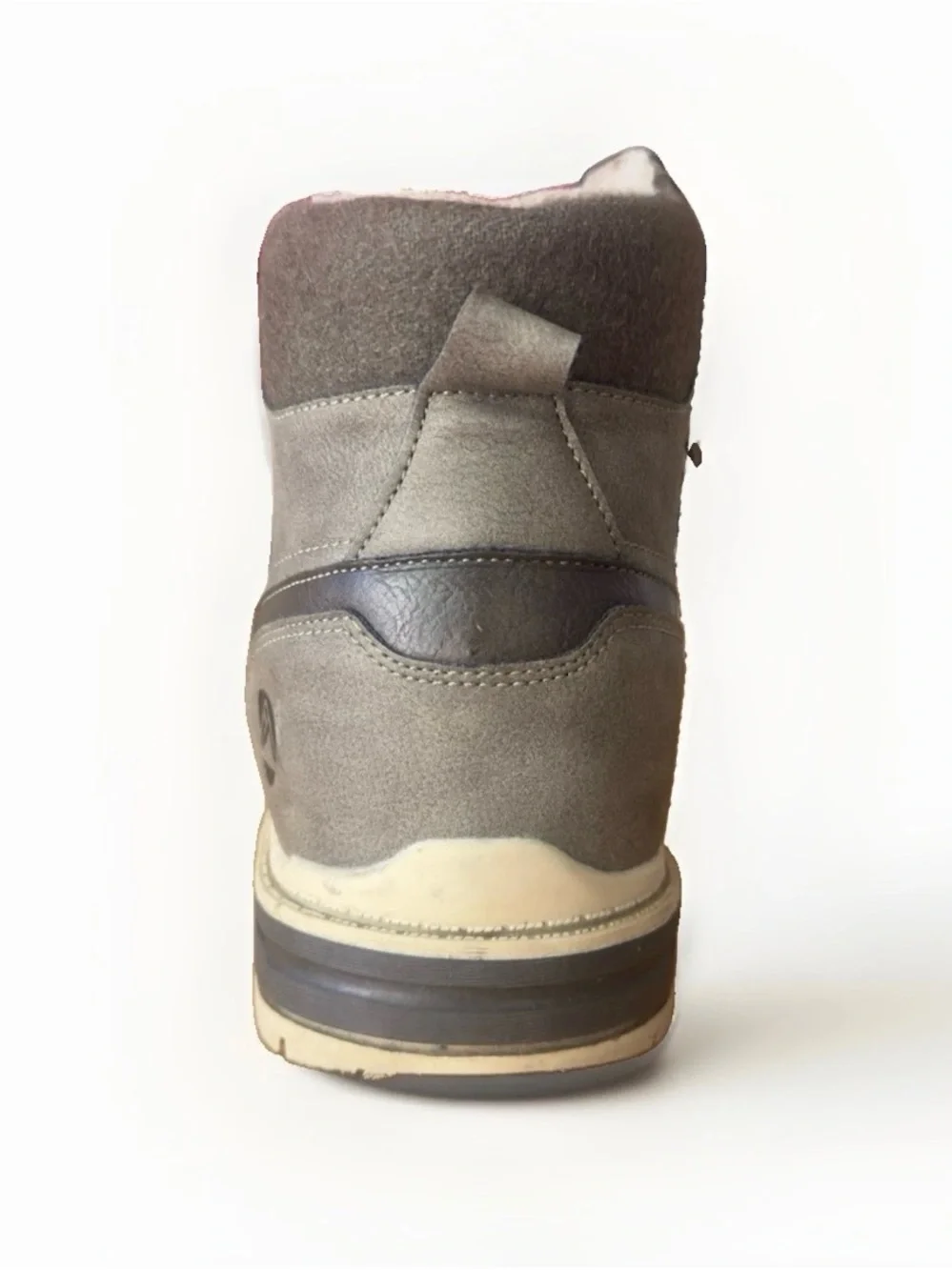 NEW Men's Gray Lace-Up Casual Boots